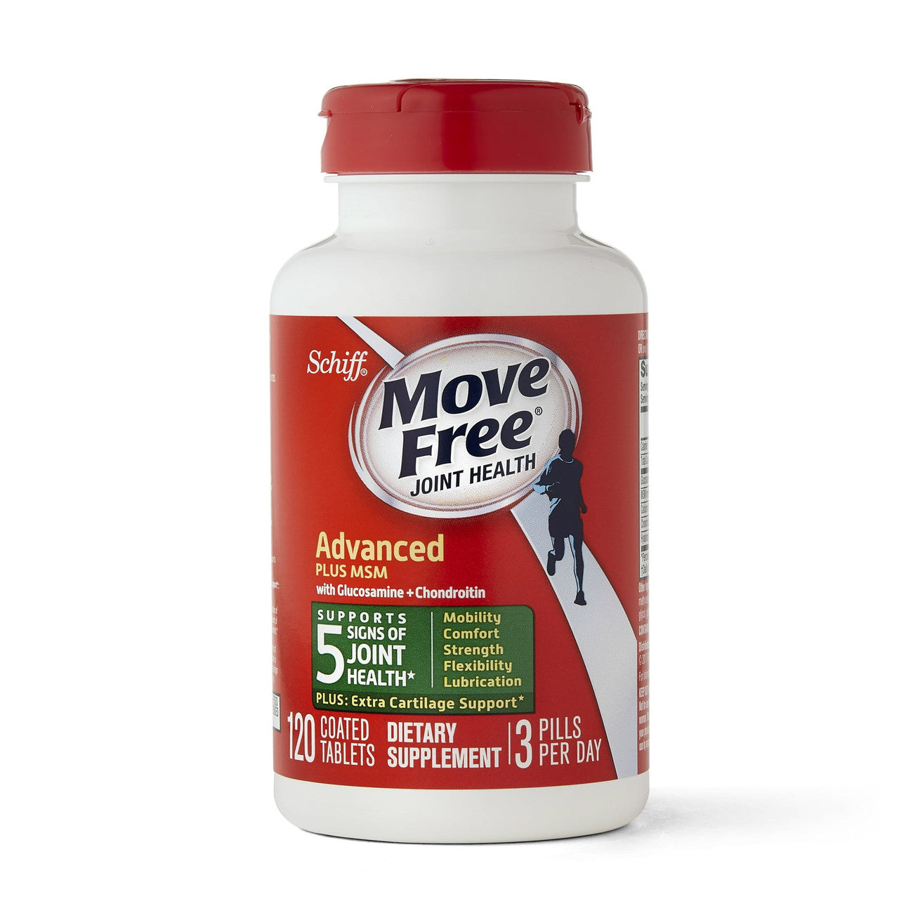 Schiff Move Free Advanced Plus 1500 Mg Msm Joint Helath Tablets - 120 Ea